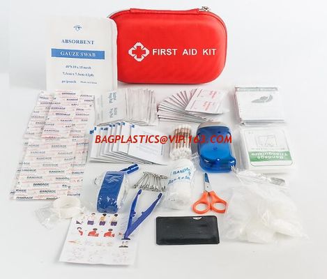 China EVA first aid bag for emergency at home, outdoors, car, camping, FDA ISO CE Hot Sale Custom Wholesale Medical bags First factory