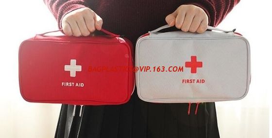 China Waterproof first aid pouch mini portable first aid kit first aid bag, All purpose earthquake disaster survival backpack factory