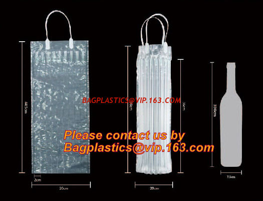 China Plastic wrap air bag colume double layer bubble courier bag poly bubble bag for promotion, Shockproof Safety Air Cushion factory