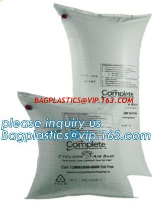 China pillow packing bag dunnage air bag for container, Kraft Paper Air Bag for Shiipping Tuck Tank Container, bagplastics, ba factory