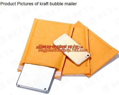 China Kraft Paper Bubble Mailers Self Seal Padded Envelopes Courier Bags, Bubble Padded Envelopes Mailers Bag, bagease, pac factory