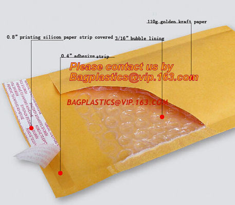 China Kraft Paper eco friendly poly mailers black bubble envelope bag for shipping with custom, Envelope Bags Bubble Mailers P factory
