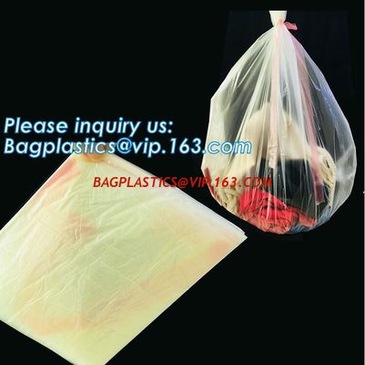China PVA Water Soluble Laundry Bag Infectious Waste Plastic Biodegradable bags, hot water soluble laundry bag, bagease, pac factory