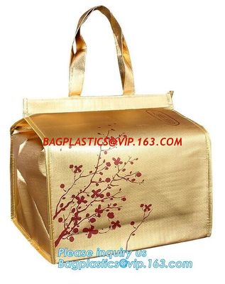 China Newest promotional pp laminated non woven thermal lunch bags, Cheap Price Tote Shopping Non Woven Bag, bagease, package factory