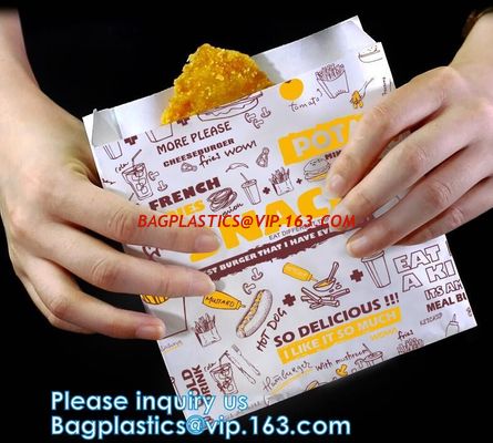China snack paper bag, snack bag, deli bag, deli paper bag, deli wrap bag, wrapping paper bag,fast food lunch bag, hot dog bag factory