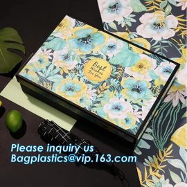 China Free sample Luxury velvet drawer packaging perfume custom paper box with logo stamping golden,headband packaging box for factory