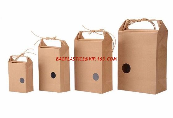 China kraft rice packing bag,Custom logo rice bags stand up colorful printing kraft paper vacuum biodegradable food packaging factory