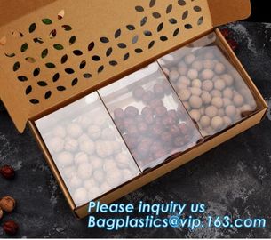 China paper nut packaging box,Corrugated Bolt And Nut Packaging Box,Kraft Paper gift box with clear pvc window stand up for ca factory