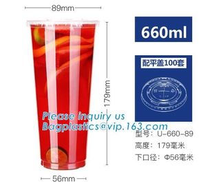 China 280ml High Heat Resistance plastic bottle white drinking Cup,100% Eco-friendly Compostable CPLA Lid/Cover/Cap bagease pa factory