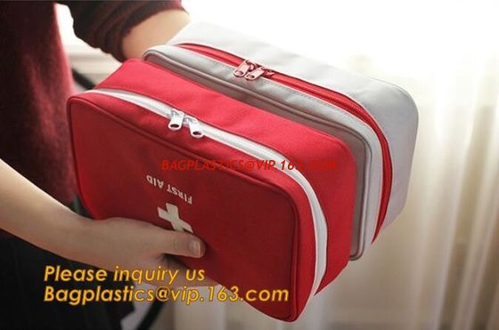 China earthquake survival kit personal outdoor safety emergency car first aid bag,First Aid backpack Plastic Hard Red Case 211 factory