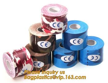 China Kinesiology tape,OEM for Famous Brand Printed Kinetic Tape Kinesiology Tape Sports Tape,medical waterproof cotton elasti factory