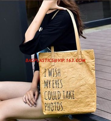 China Dupont Tyvek PU coated shopping bag PU coated Tyvek bag PU coated tyvek eco bag,Tote Bag Cotton With Logo Printing Tyvek factory
