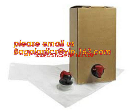 China Silver Red Wine Quad Seal Bag Glod Reusable Bag In Box For Apple Liquid And Juice,1L ~ 500L Water Bib Bag In Box & Liqui factory