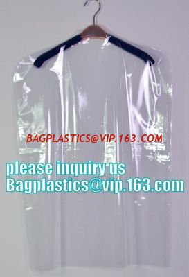 China Perforated Clear Plastic Garment cover on Roll,disposable plastic garment bags in dry cleaner,Suit Dress Garment Bag for factory