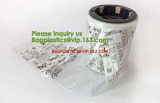 China Auto plastic packaging bags heat sealing machine,clear pre-opened bags on roll/plastic auto bags/china bagplastics packa factory