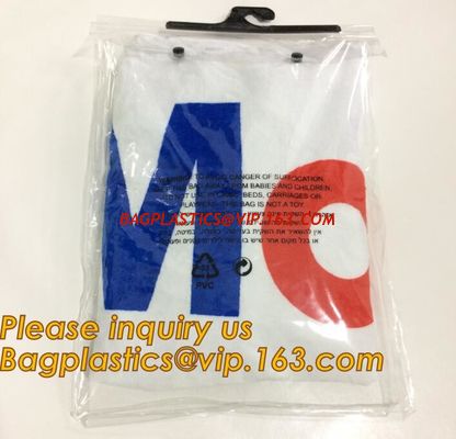 China waterproof pvc swimwear bagwith hanger/pvc bikini bag/plastic bikini packaging bag plastic k bag swimwear bagease factory