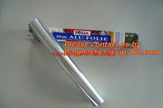 China Adhesive aluminum foil tape jumbo roll / aluminum foil,8011 /8006 0.01mm - 0.025mm aluminium household foil rolls for pa factory