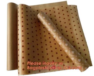 China 5M*37CM width non-stick silicone coated baking parchment paper,roasting paper for grill,line,cooking,BBQ bagplastics pac factory