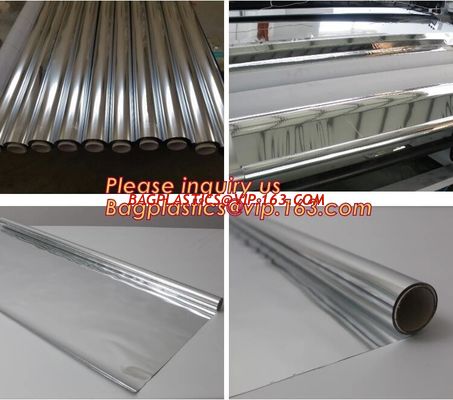 China Thermal Insulation reflective aluminium metalized pet film for package or agriculture,Metallized PET /PE coated Film PET factory