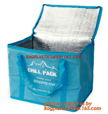 China lunch bag New design lunch bag waterproof insulated & cooler tote bag Aluminum foil insulation thermal,insulation alumin factory