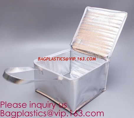 China Portable taking cooler bag large capacity pizza delivery thermal insulation bag,party green cooler bag,insulation portab factory