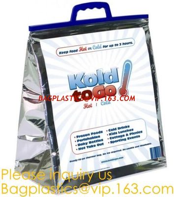 China Packing Customized Insulated Aluminium Foil Cooler Bag Thermal Bag,China suppliers best aluminum foil thermal bags lunch factory