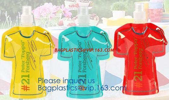 China Custom Logo Printed Bottle Foldable Drinking Collapsible Water Bag,16oz BPA free collapsible water bottle foldable water factory