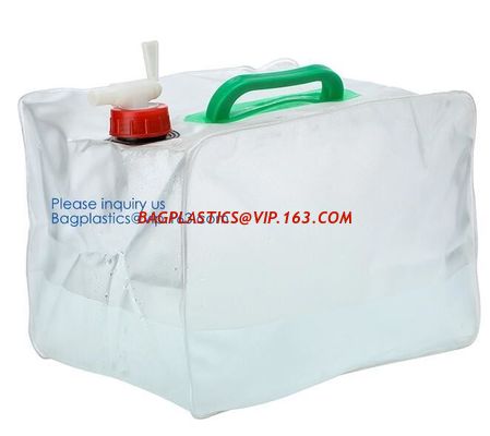 China Portable portable collapsible hiking water container foldable water bag 5 liters,5L BPA Free Collapsible Water Bottle Fo factory