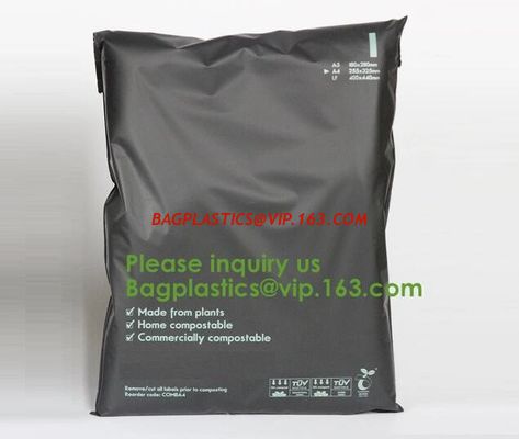 China 100% compostable courier envelopes ups plastic padded colorful mail bags for packing with different size biodgeradable factory