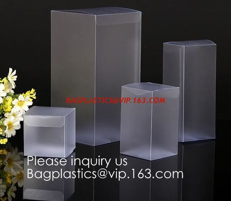 China pvc box Clear PVC box with foil stamping Alternatives to acrylic box pvc box Clear PVC box & offset printing Alternati factory