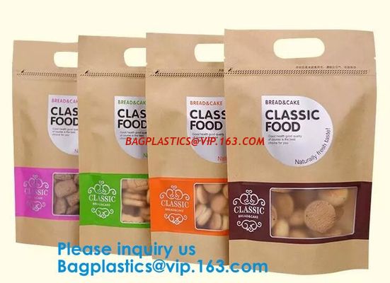 China Recycled Eco Friendly Corn Starch k Stand Up Food Packaging 100% Compostable Biodegradable Plastic Pouch Bag factory