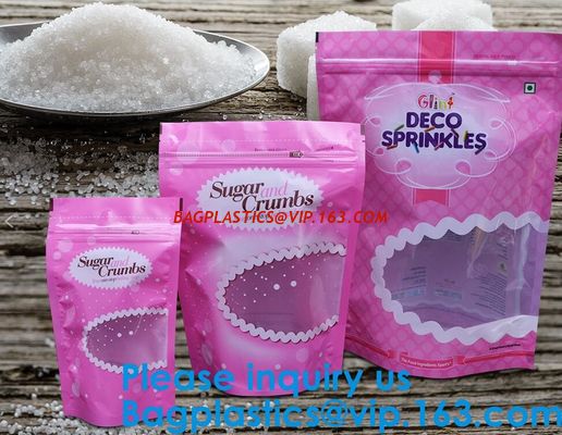 China 250g 0.5lb 8oz Matt Black Stand Up Pouch Bag With Zipper For Tea Dried Fruit Nuts Superfood Health Food Spice factory