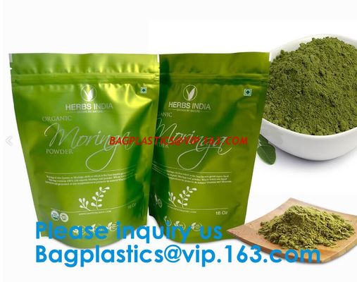 China Aluminum Foil k Doypack Pouch Stand Up Pouch Bag With Clear Window For Coffee,Tea,Bean Packing factory