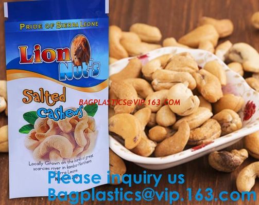 China Stand Up Pouch Bag Type Plastic Zip Lock Packaging Bag,3kg/5kg Stand up Flat bottom/box bottom zipper whey protein powde factory