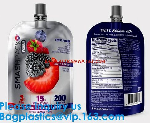 China Top Zip Plastic Clear Stand Up Pouch Bag For Meat,Pork,Beef,Sea Food,Smell Proof Mylar Tobacco Pouch Weed Bag factory