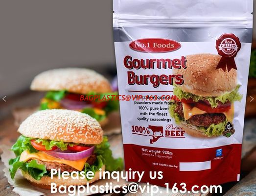 China Custom Logo Print Heat Seal Aluminum Foil Food Packaging Zipper Plastic Pouch Bag Factory,Zipper Stand Up Packing Pouch factory