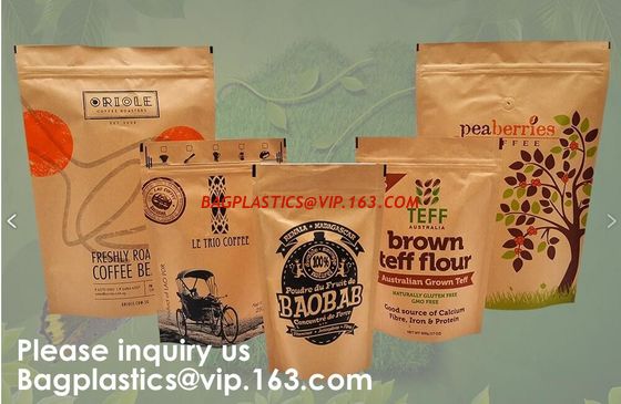 China STAND UP POUCHES SPOUT POUCHES SIDE GUSSET BAGS PAPER BAGS 3 SIDE SEAL POUCH BLOCK BOTTOM BAGS JERKY BAGS BIODEGRADABLE factory