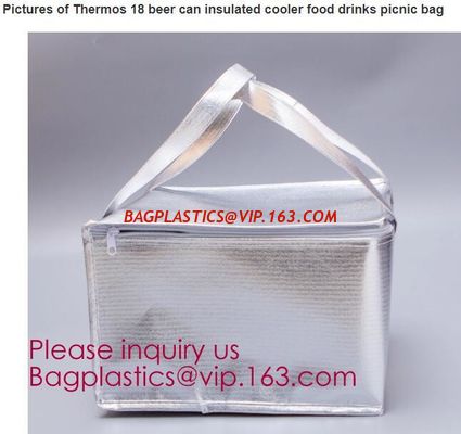 China Factory Thermal Bag For Food, Cold Thermal Insulated Lunch Cooler Bag,Grocery Food Delivery Extra Large Insulated Non Wo factory
