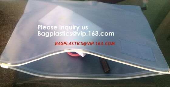 China File Packing Bag With Zipper K Zipper File Bag PVC Document Plastic Bag,Zipper Pouch Zipper File Bags File Holders factory
