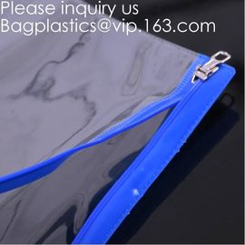 China PVC EVA Plastic Pouches for Hanging Products Clear Make Up Brush Cleaner Cosmetic Bags Beauty EVA PVC Cosmetic Pouch For factory