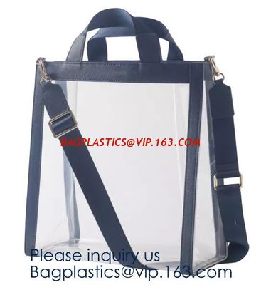 China Custom Durable PVC Blank Waterproof Shopping Clear Plastic Ladies Travel Storage Organizer Hand Beach Bag, bagease, bagp factory