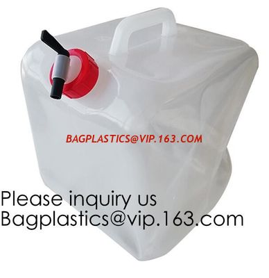 China Outdoor Camping Hiking 5 Gallon/20L Portable Collapsible Folding Water Bucket drinking water storage bag, bagease, bagpa factory