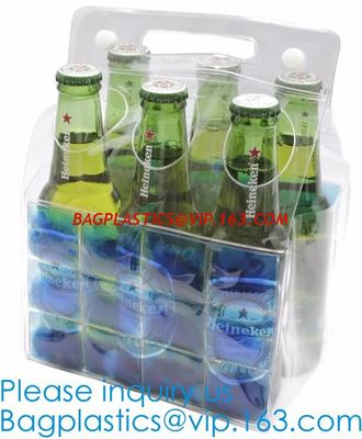 China PVC Ice Bag, Wine Beer Gift Bags, Wine Bag, Drink Ice Bags, Portable Wine Bags Gel Ice Pack PVC Wine Cooler Bag With Han factory