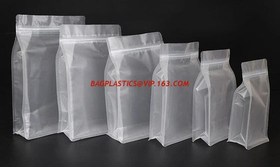 China Polypropylene bags, Soup Pouches, Roll Stock, Aluminum Foil Bags, Stand up Pouches Flat bottom 8 side gusset food grade factory