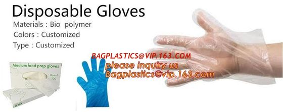China Disposable Gloves, 1000 Pcs Plastic Gloves for Kitchen Cooking Cleaning Safety Food Handling, Powder and Latex Free factory