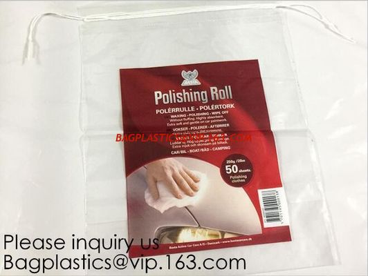 China Compostable, Biodegradable Laundry Bags Hospitality Travel Shoe Bags Non-Woven Storage with Rope for Men and Women Large factory