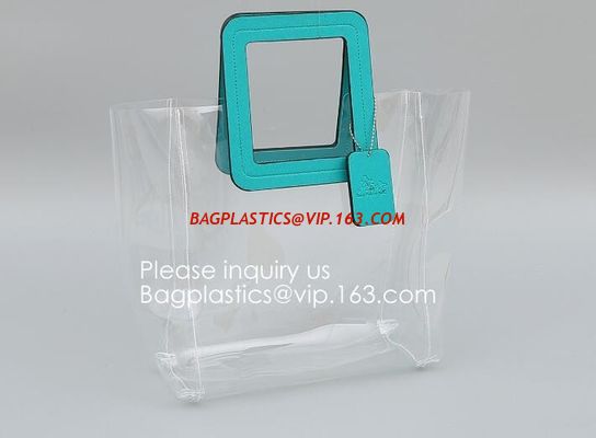 China Hologram Clear Bag, Great for Sports Games, Work, Security Travel,Stadium Work Purse Handbags Vinyl Tote Bags Shoulder factory