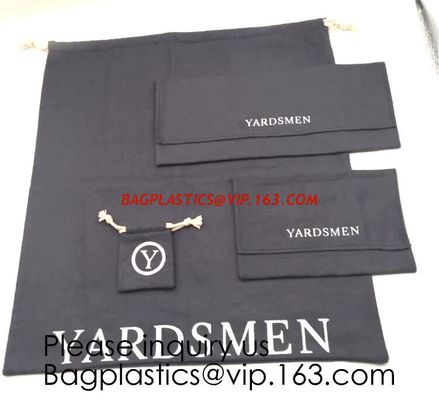 China Soft Cotton Flannel Dust Bag With Drawstring/Flap,Natural color, off white color, white color, black color, red, product factory