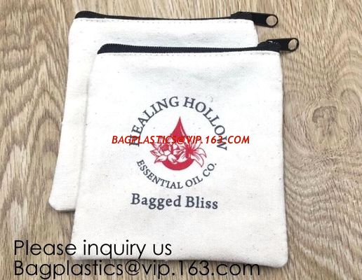 China Canvas Zipper Bags Canvas Pencil Case Blank DIY Craft Bags Cosmetic Pouch Makeup Bag for Travel DIY Craft School product factory