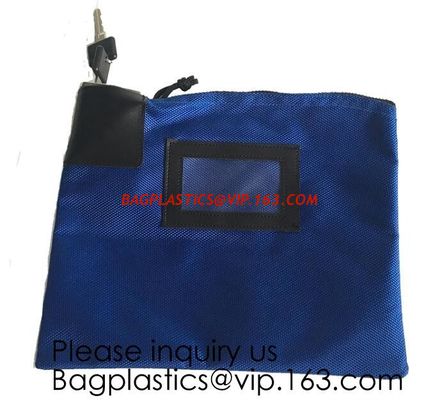 China Locking Security Money Bag, Cash Bag,Bank Bag Canvas Keyed Security,Money Bag with Key Lock Keyed Security, security bag factory